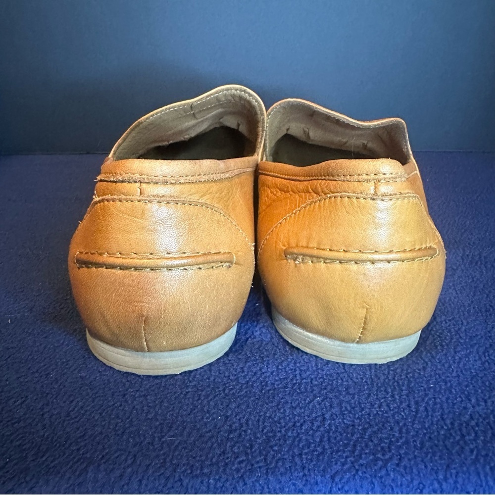 Bueno Woven Leather Loafers in Brown - Picture 4 of 6